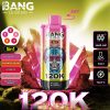 Bang Legend 120000 Puffs strawberry kiwi strawberry banana lychee ice watermelon berry passion fruit mango