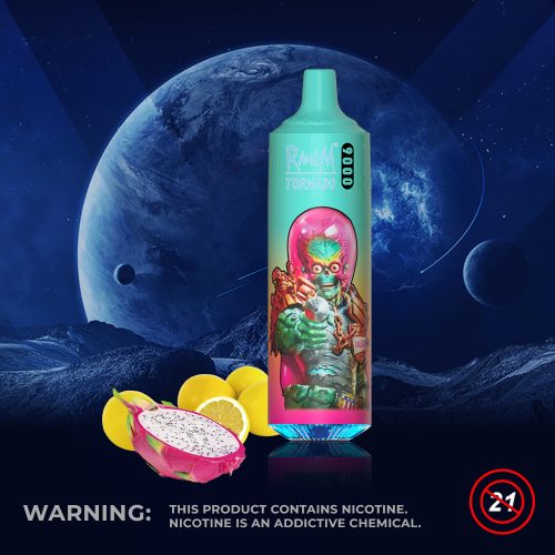 Black Dragon Ice RandM Tornado 9000 Puffs Black Dragon Ice RandM Tornado 9000 Puffs