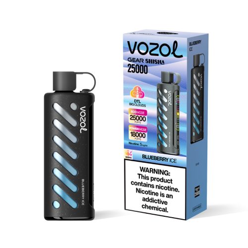 Blueberry Ice Vozol Gear Shisha 25000 Puffs