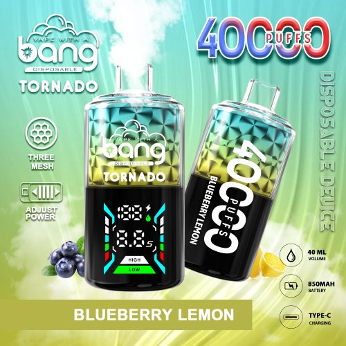 Blueberry Lemon Bang Tornado 40000 Puffs Blueberry Lemon Bang Tornado 40000 Puffs