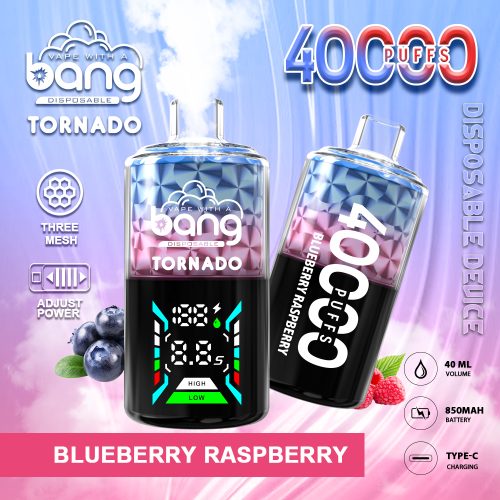 Blueberry Raspberry Bang Tornado 40000 Puffs Blueberry Raspberry Bang Tornado 40000 Puffs