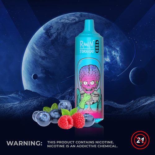 Blueberry Raspberry RandM Tornado 9000 Puffs Blueberry Raspberry RandM Tornado 9000 Puffs