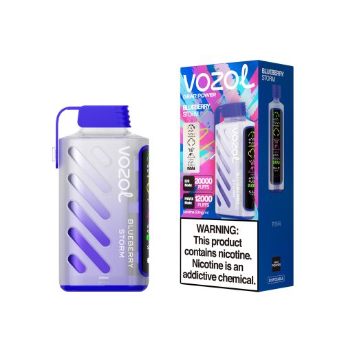 Blueberry Storm Vozol Gear Power 20000 Puffs