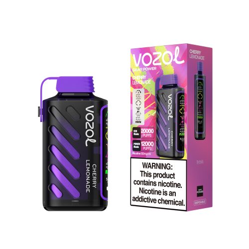 Cherry Lemonade Vozol Gear Power 20000 Puffs