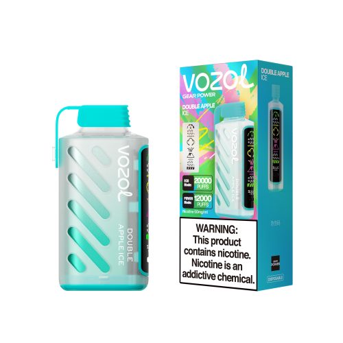 Double Apple Ice Vozol Gear Power 20000 Puffs