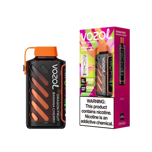 Dragon Fruit Banana Cherry Vozol Gear Power 20000 Puffs