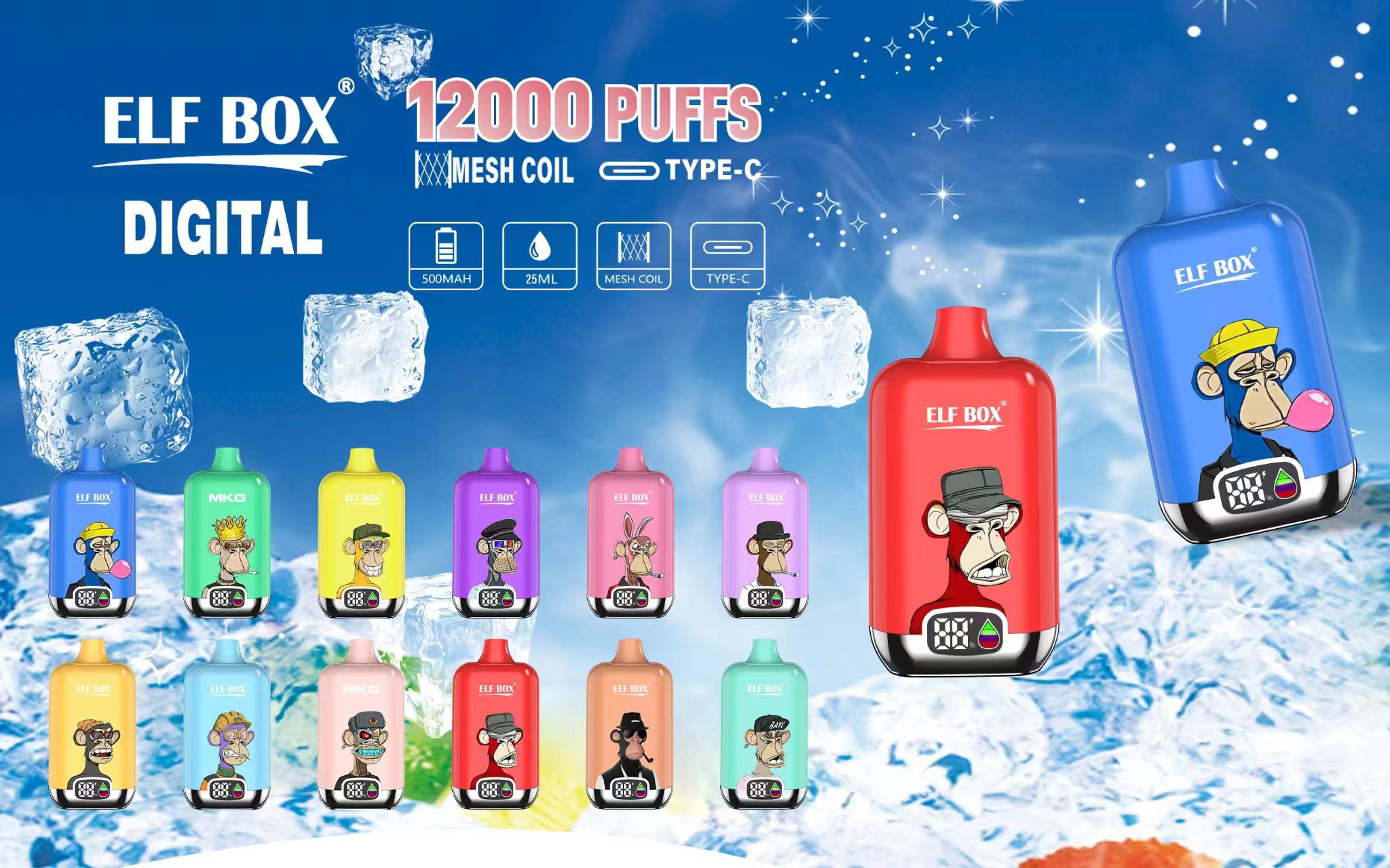 ELF BOX Digital 12000 Puffs Banner
