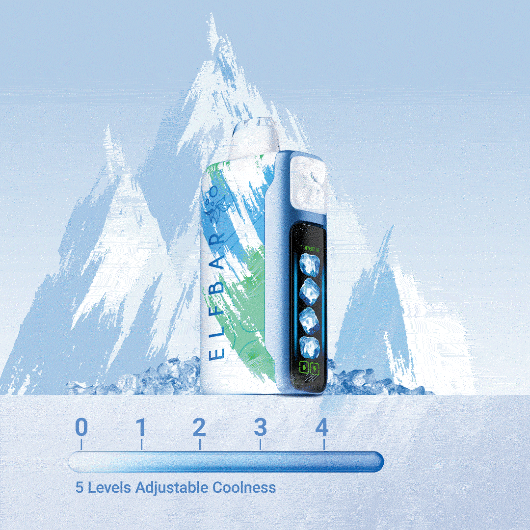 Elf Bar Ice King 30000 Puffs 5 level adjustable coolness