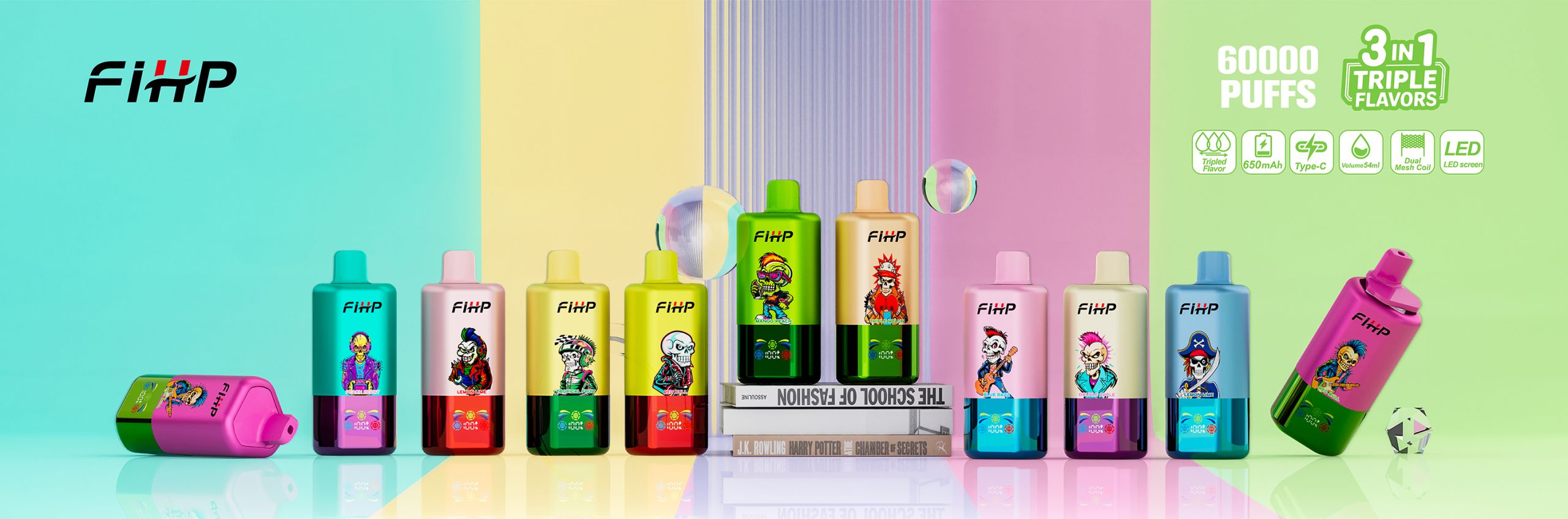 FIHP 60000 Puffs Banner