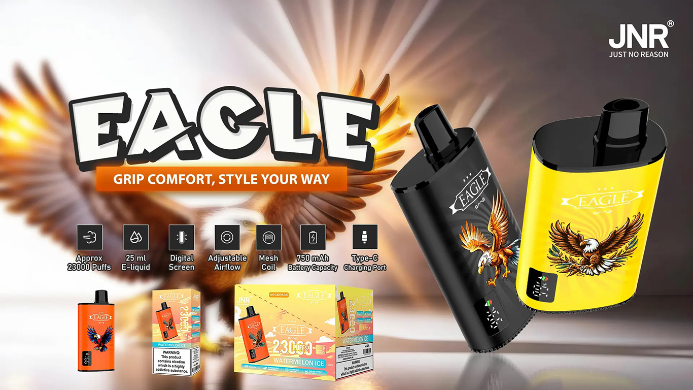 JNR Eagle 23000 Puffs Banner