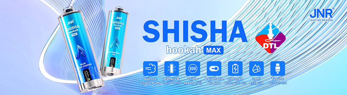 JNR Shisha Max 22000 Puffs Banner