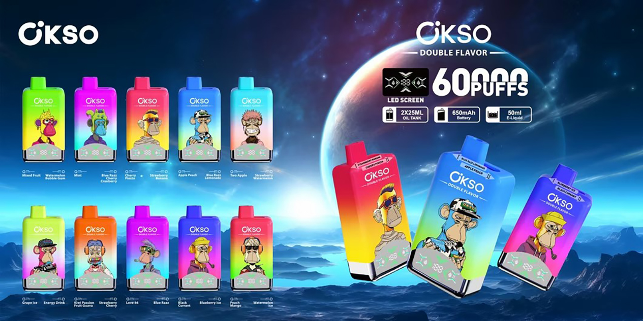 OKSO Double Flavor 60000 Puffs Banner OKSO Double Flavor 60000 Puffs Banner