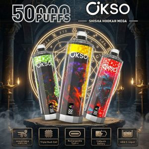 OKSO Shisha Hookah Mega 50000 Puffs OKSO Shisha Hookah Mega 50000 Puffs