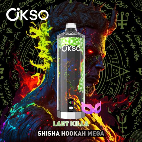 OKSO Shisha Hookah Mega 50000 Puffs lady killa OKSO Shisha Hookah Mega 50000 Puffs lady killa