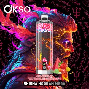 OKSO Shisha Hookah Mega 50000 Puffs strawberry watermelon bubblegum