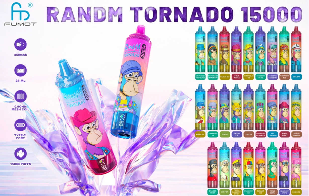 RandM Tornado 15000 Puffs 25ML of E-liquid Disposable Vape