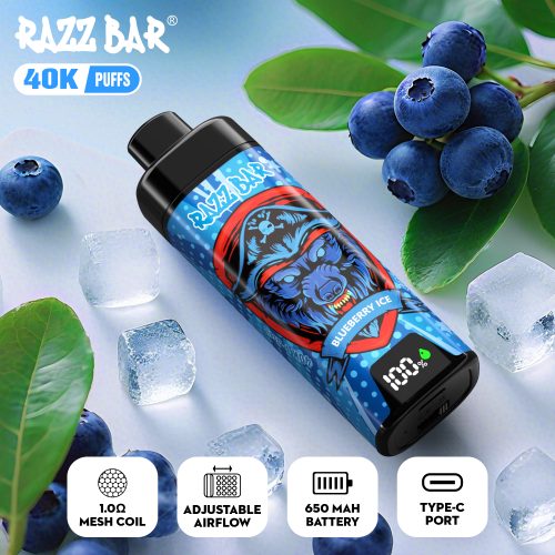 Razz Bar 40000 Puffs With Screen 07