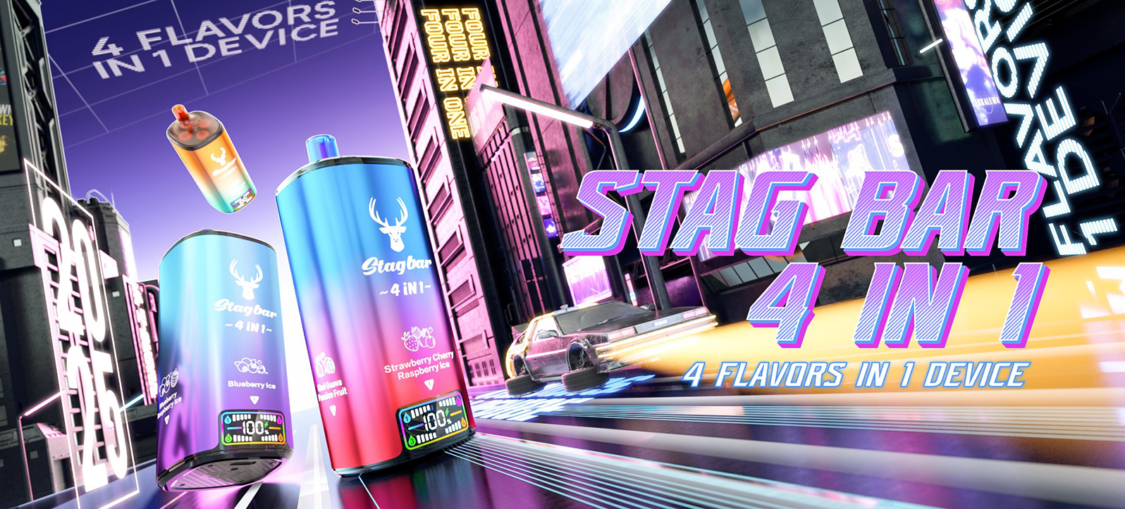 STAG BAR 4 in 1 80000 Puffs Poster
