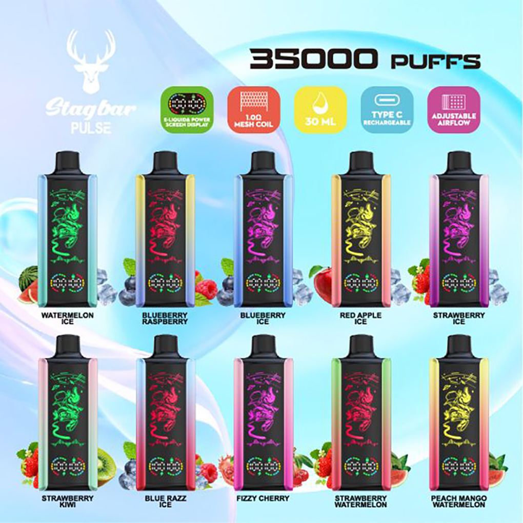 STAG BAR Pulse 35000 Puffs Flavors