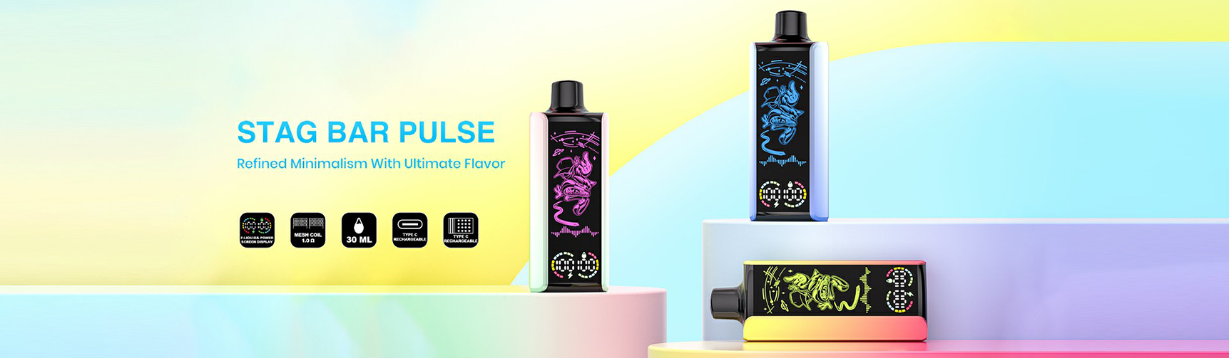 STAG BAR Pulse 35000 Puffs Poster