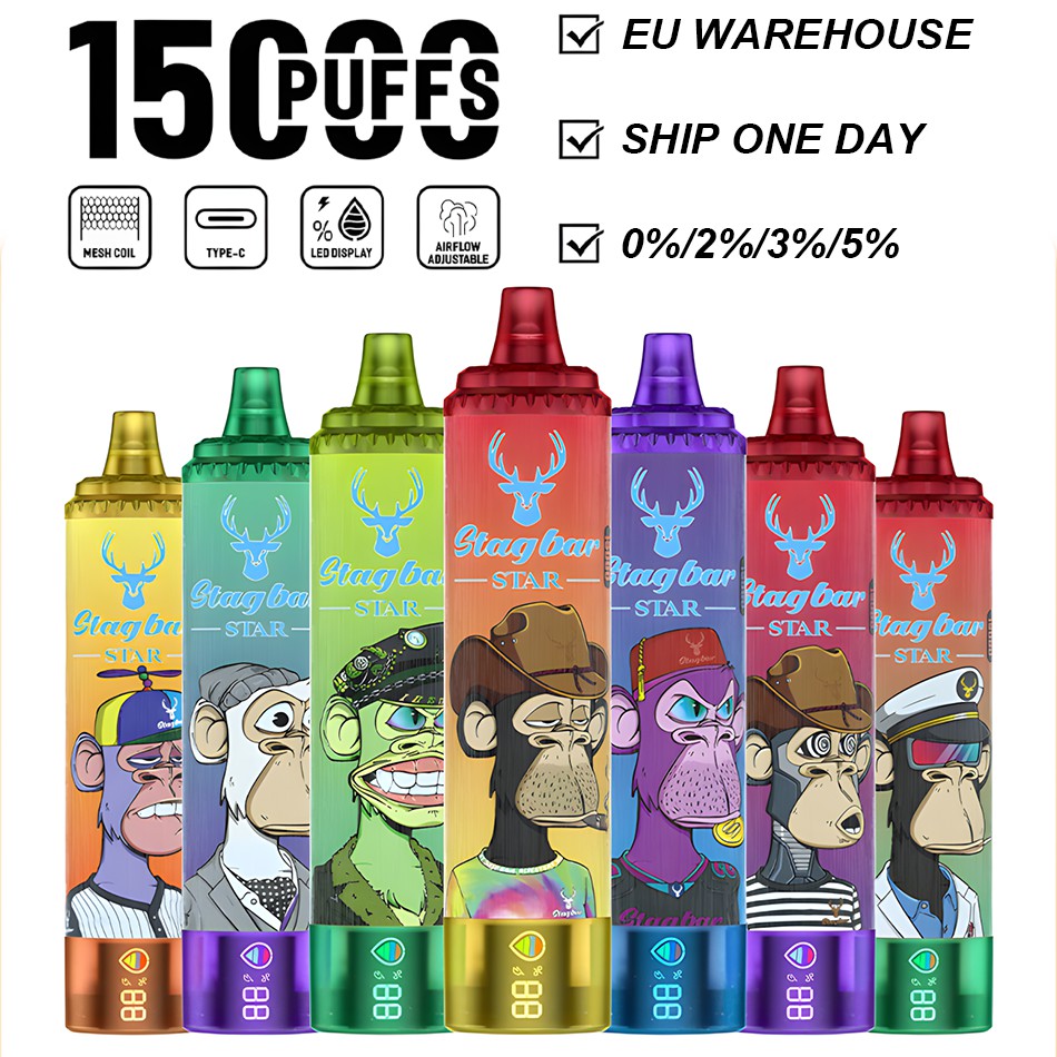 STAG BAR Star 15000 Puffs Flavors