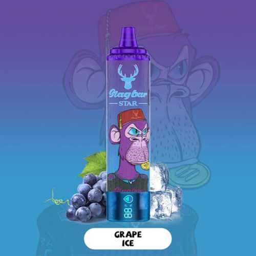 STAG BAR Star 15000 Puffs Grape Ice