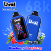 Uwin Digital Box 68000 Puffs Blueberry Raspberry