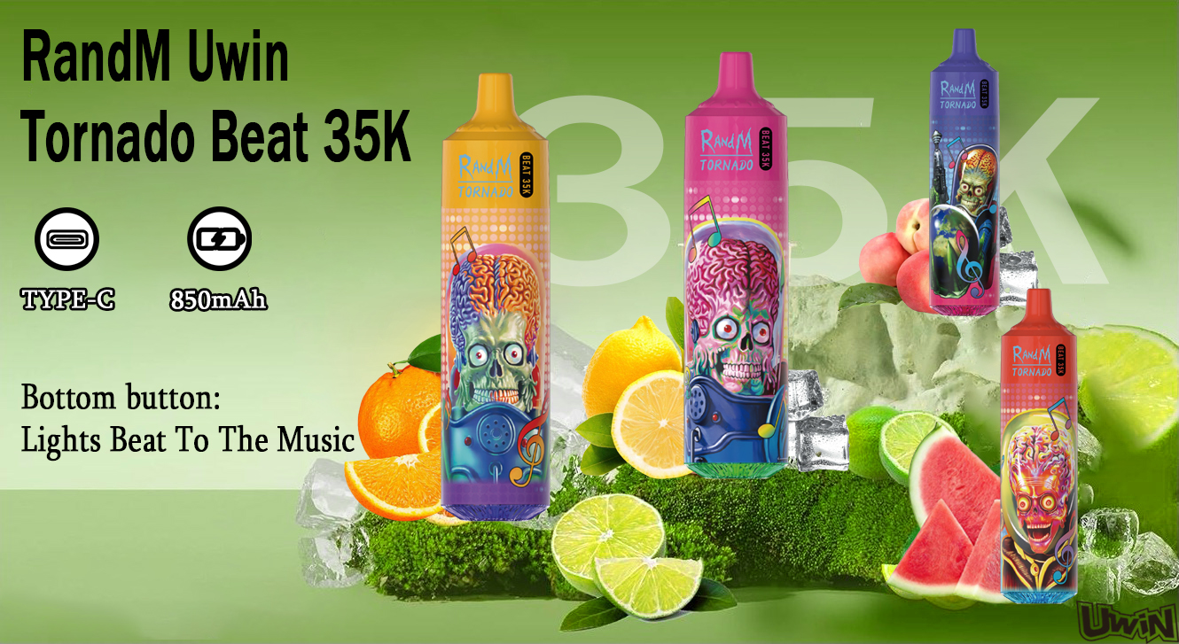 Uwin RandM Tornado Beat 35000 Puffs poster Uwin RandM Tornado Beat 35000 Puffs poster