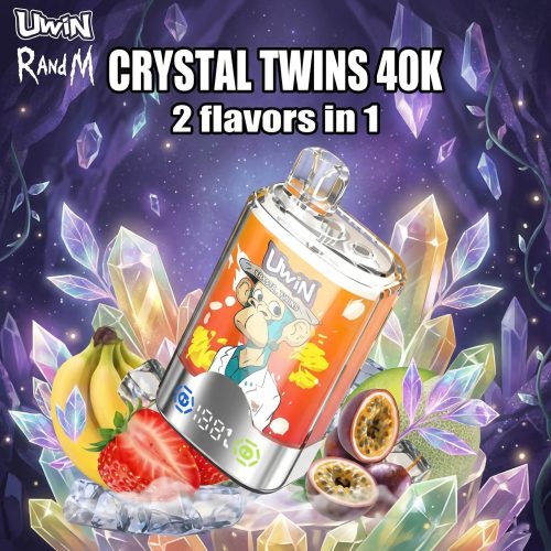 Uwin X RandM Twins Crystal 40000 Puffs