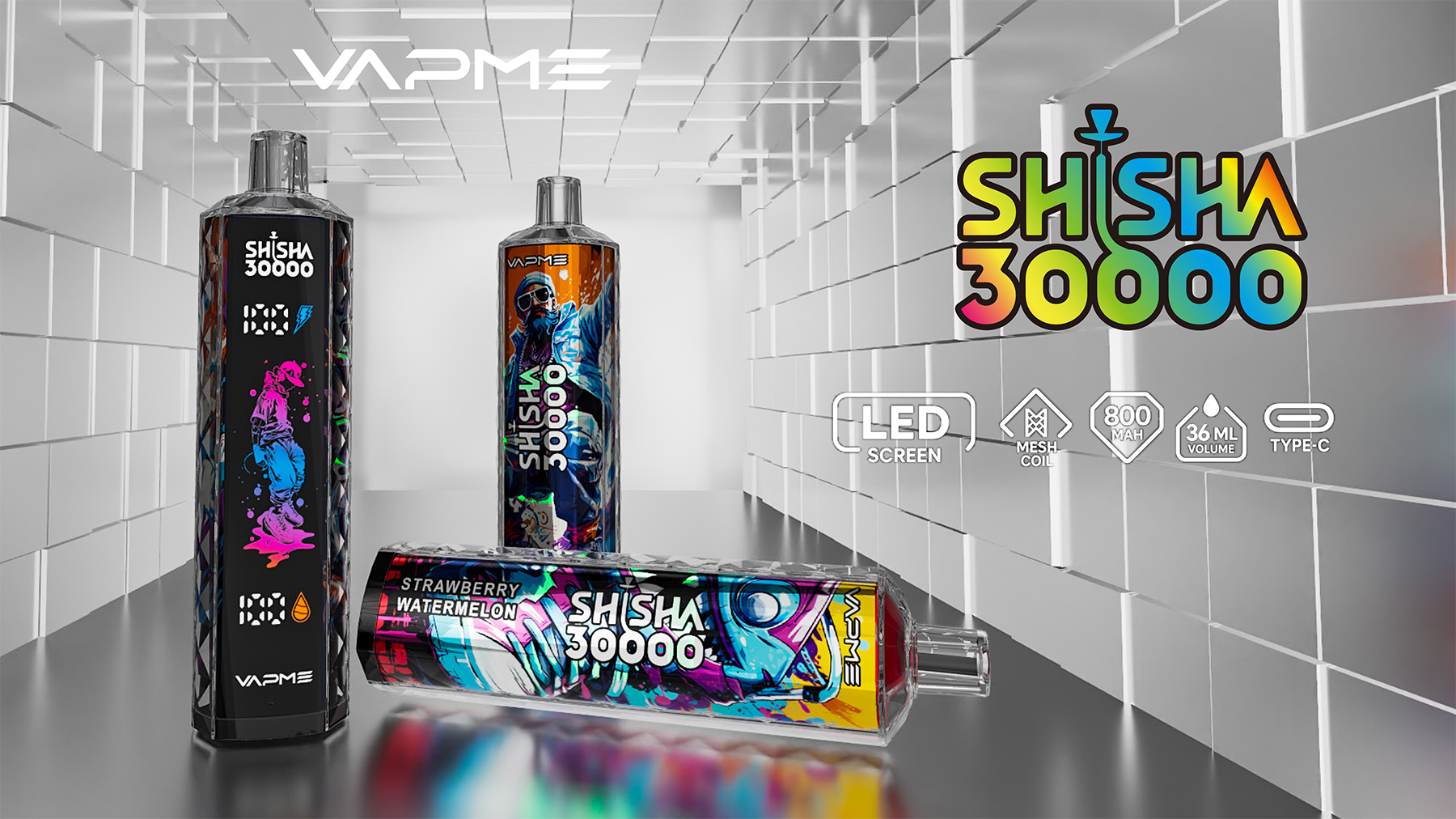 Vapme Shisha 30000 Puffs Banner