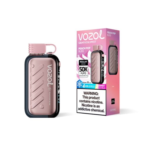 Vozol Gear Ice & Sweet 50000 Puffs Peach Pop Bliss