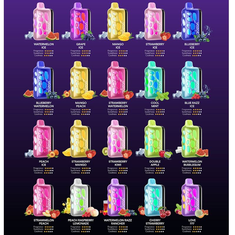 Vozol Rave 40000 Puffs Flavors