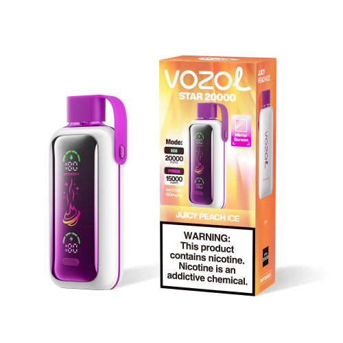 Vozol Star 20000 Puffs Juicy Peach Ice