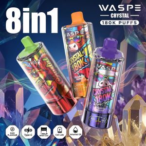 WASPE Crystal 8 in 1 180000 Puffs