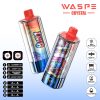 WASPE Crystal 8 in 1 180000 Puffs Blueberry Ice & Cherry Cola & Strawberry Vanilla & Lemon Cherry