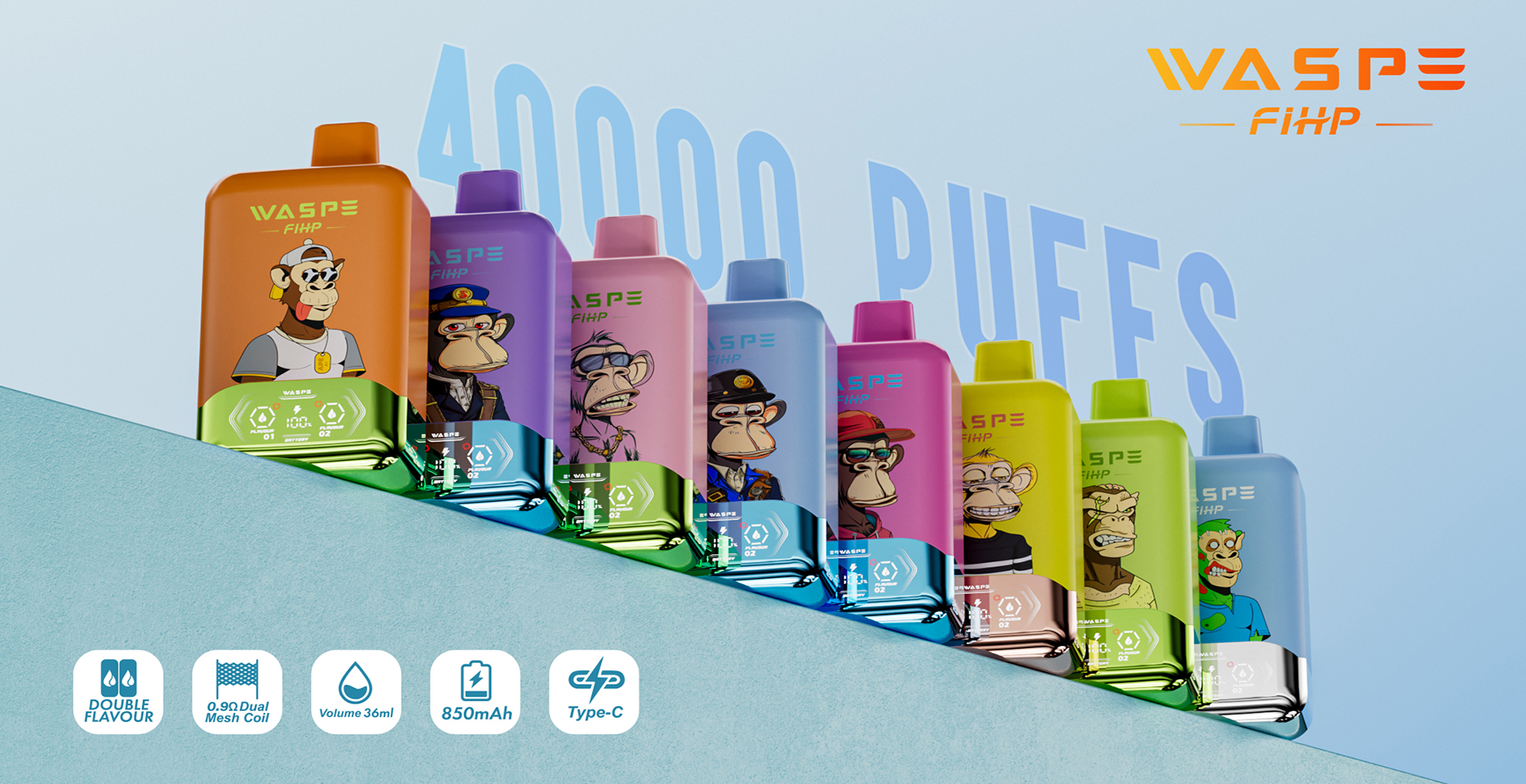 WASPE FIHP 40000 Puffs Banner WASPE FIHP 40000 Puffs Banner