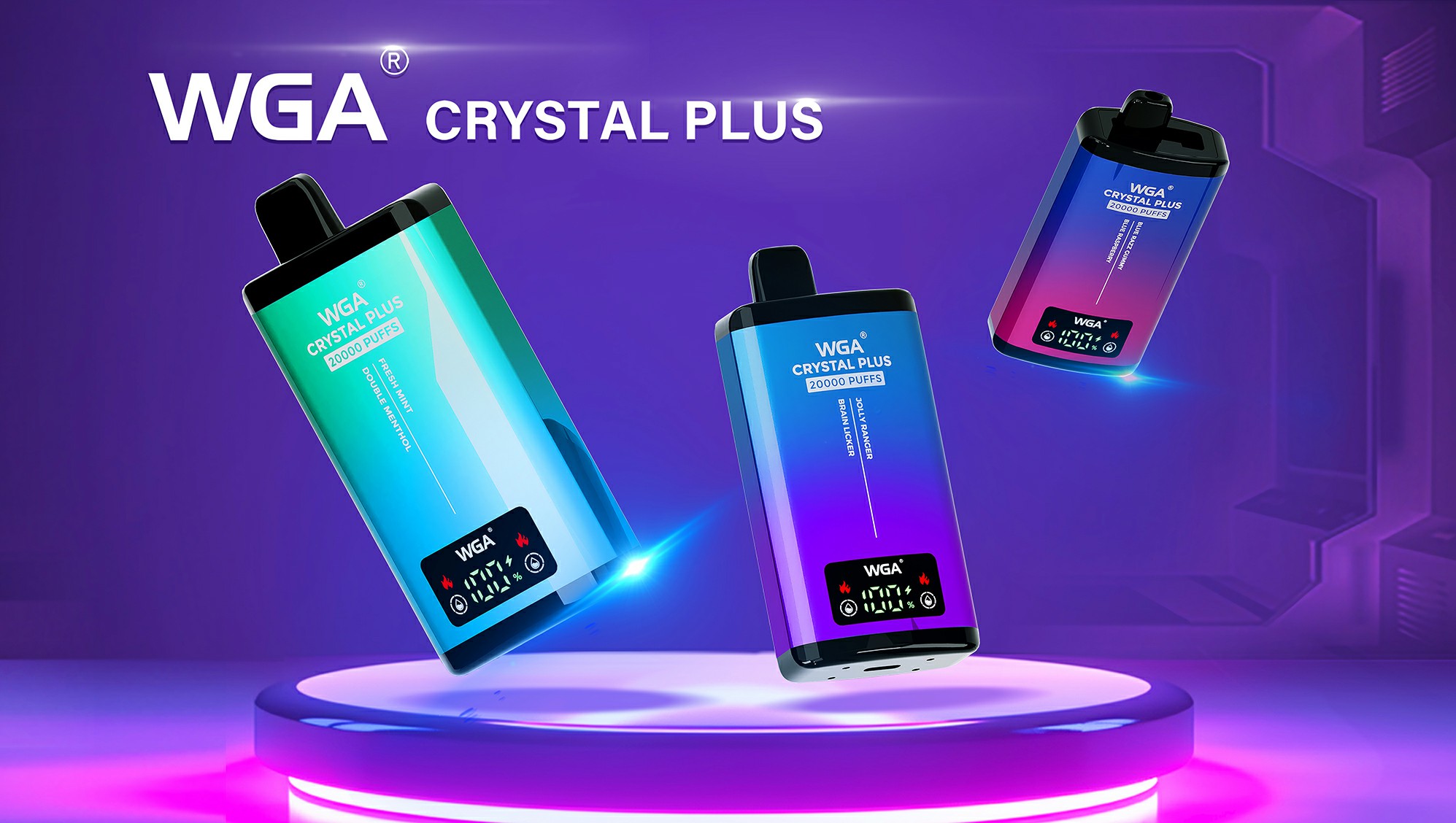 WGA Crystal Plus 20000 Puffs Poster~1