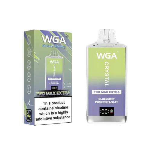 WGA Crystal Pro Max Extra 15000 Puffs BLUEBERRY POMERGRANATE WGA Crystal Pro Max Extra 15000 Puffs BLUEBERRY POMERGRANATE