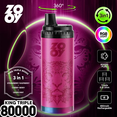 Zooy King Triple 80000 Puffs 03