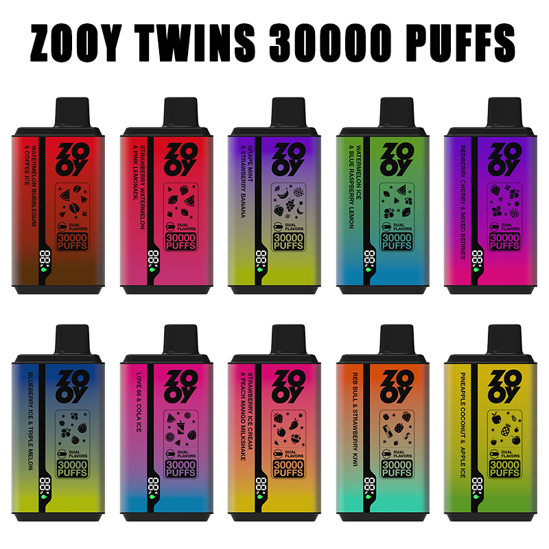 Zooy Twins 30000 Puffs Flavors Zooy Twins 30000 Puffs Flavors
