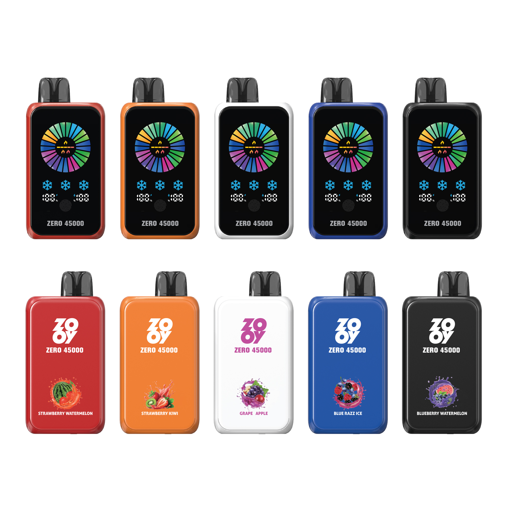Zooy Zero 45000 Puffs Flavors