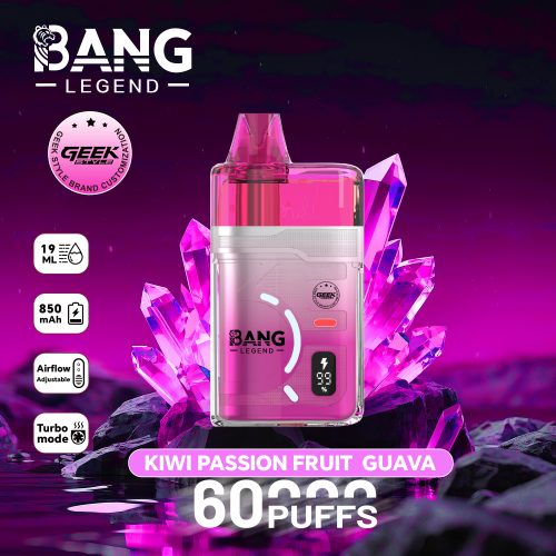Bang Legend Geek 60000 Puffs Kiwi Passion Fruit Guava