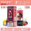 Fizzy Max III Pro 120000 Puffs Blueberry Ice & Fizzy Cherry & Raspberry Lemon
