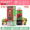 Fizzy Max III Pro 120000 Puffs Mixed Berry & Kiwi Passion Fruit Guava & StrawberryWatermelon