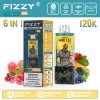 Fizzy Max III Pro 120000 Puffs Sex On The Beach & Strawberry Grape & Black Berry Raspberry