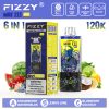 Fizzy Max III Pro 120000 Puffs Strawberry Watermelon & Lemon Lime & BlueberryCoconut