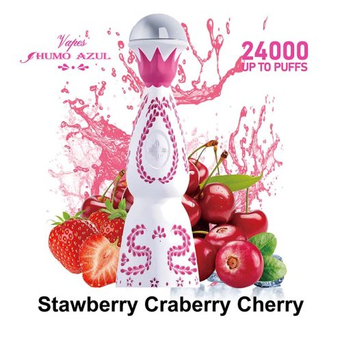 Humo Azul 24000 Puffs Stawberry Craberry Cherry