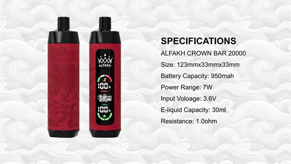 Al Fakher Crown Bar 20000 Puffs Banner