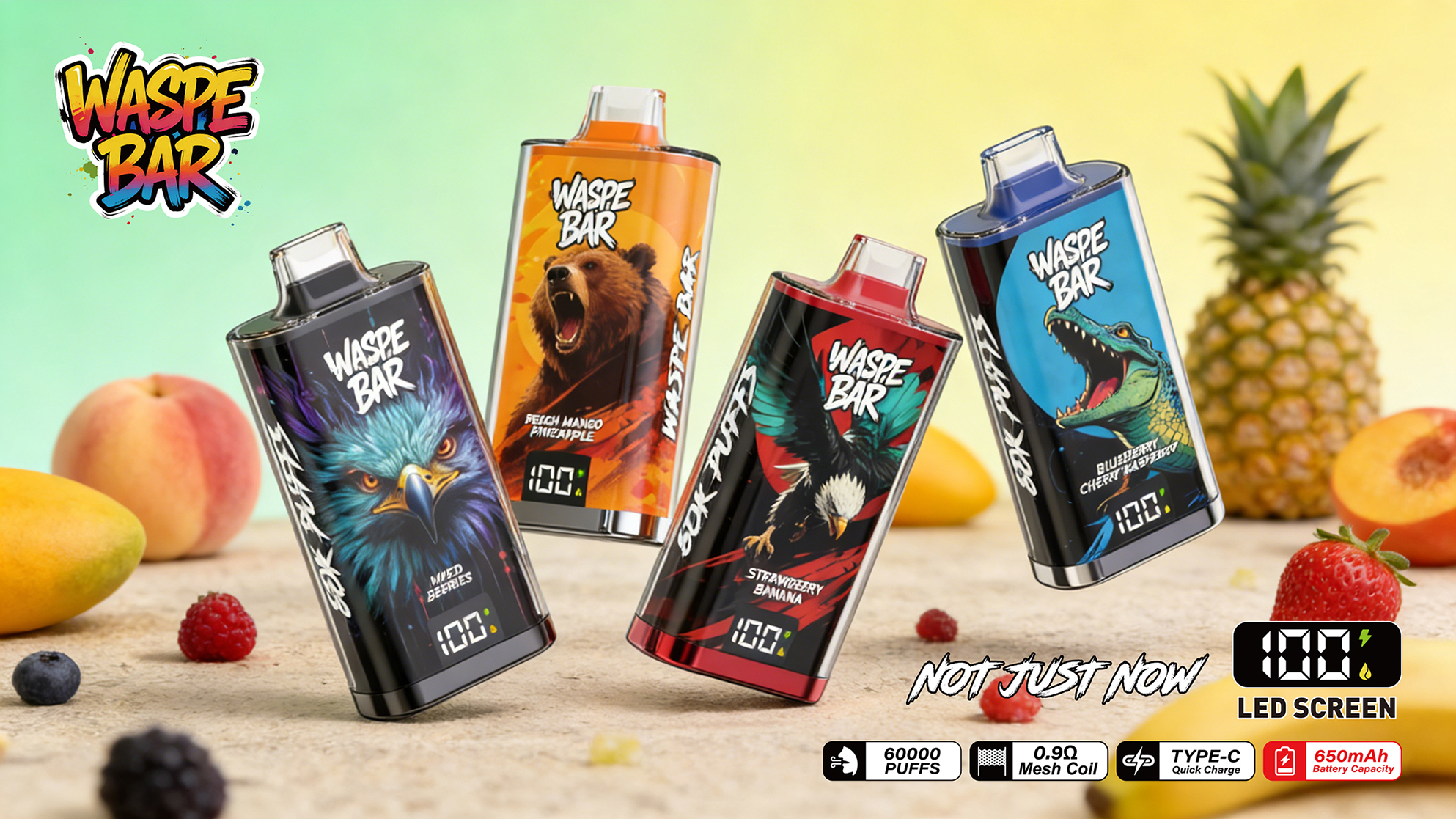 Waspe Bar 60K Puffs Disposable Vape Wholesale Waspe Bar 60K Puffs Disposable Vape Wholesale