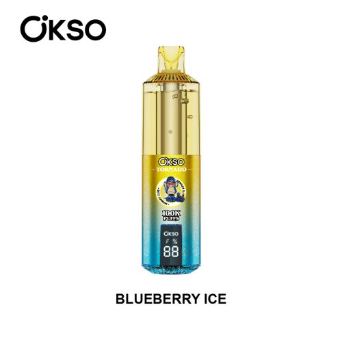 OKSO Tornado 100000 Puffs Blueberry Ice OKSO Tornado 100000 Puffs Blueberry Ice